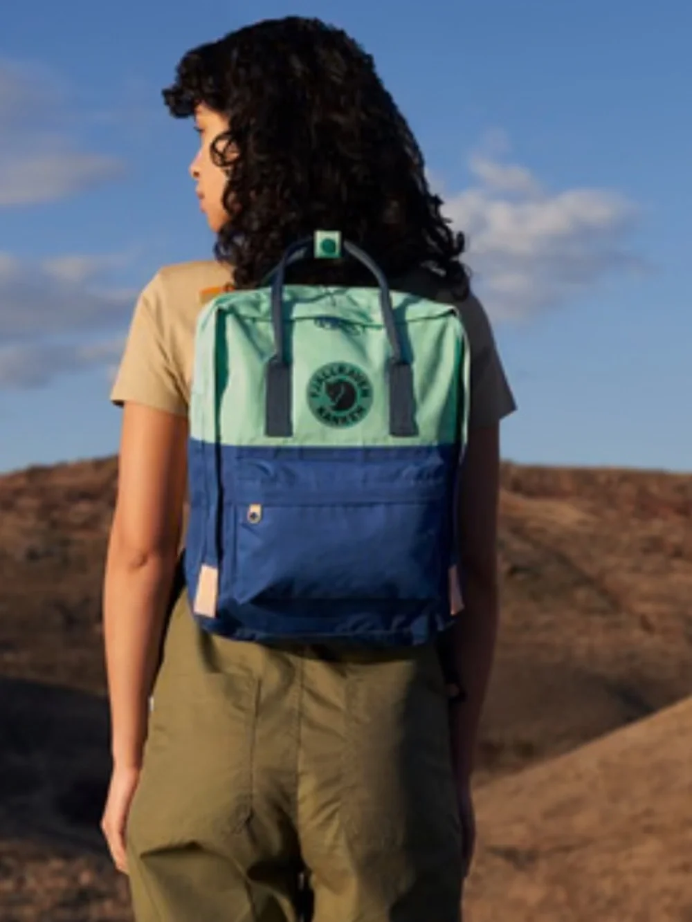 Fjällräven Kånken Art Laptop Backpack in the Coast Line-Sky 15in Water Repellent - Picture 1 of 11